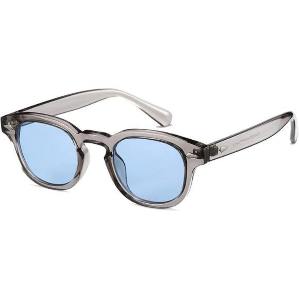 Vintage Round Tinted Sunglasses Retro Circle UV400 Unisex Travel Eyewear